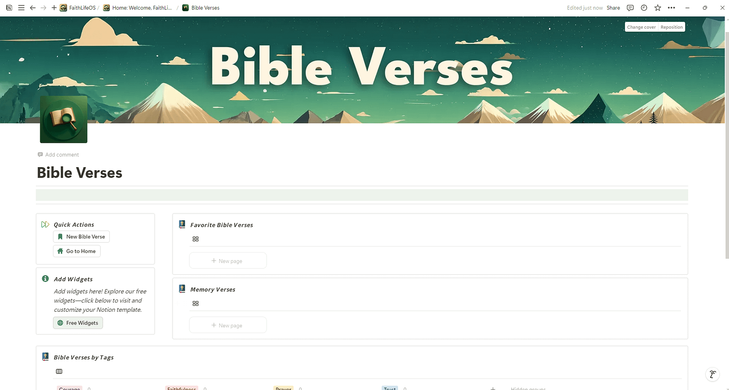 All-in-One FaithLife OS Notion Template - Image 21