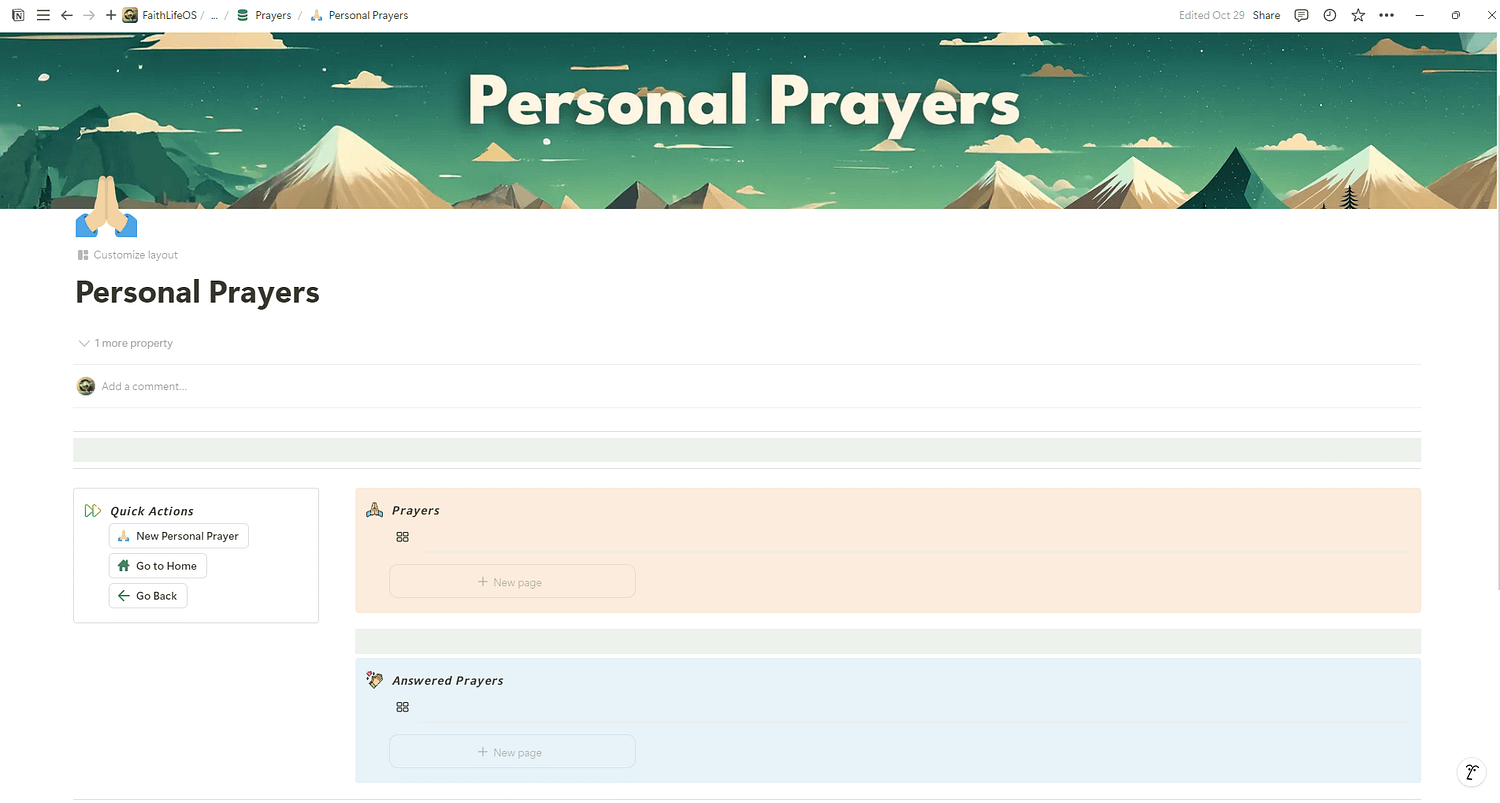 All-in-One FaithLife OS Notion Template - Image 27