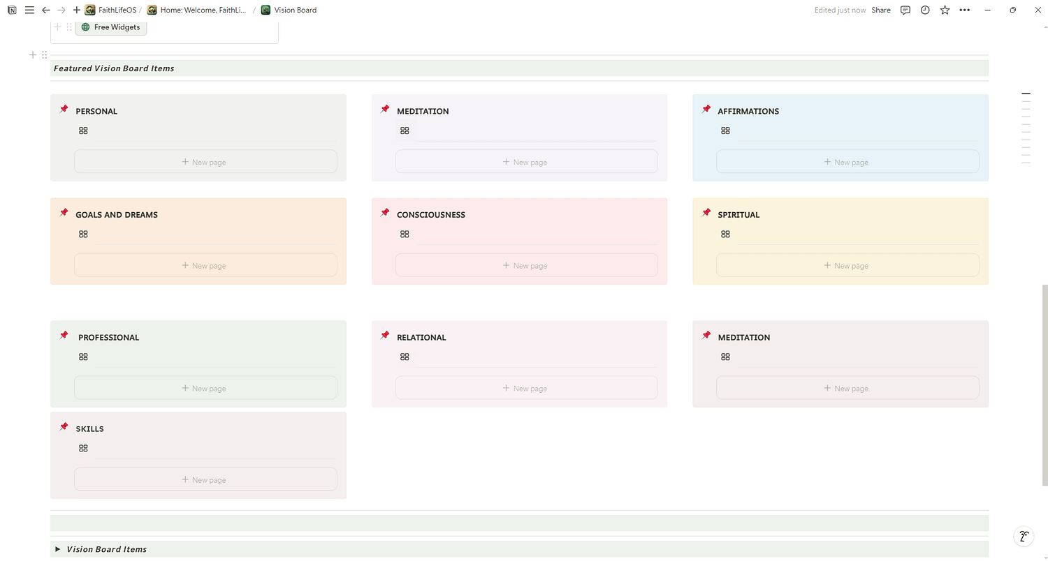 All-in-One FaithLife OS Notion Template - Image 9