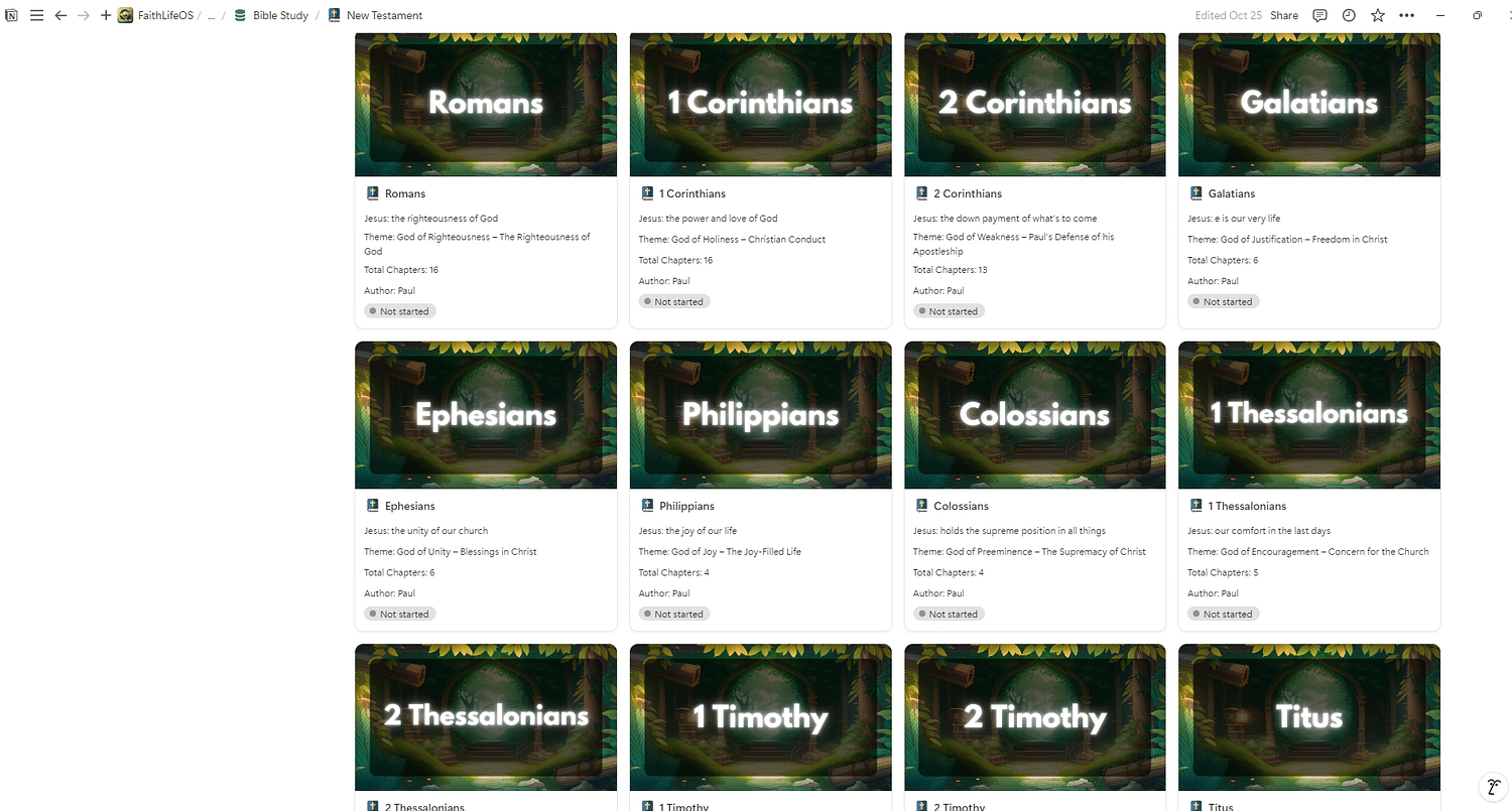 All-in-One FaithLife OS Notion Template - Image 26